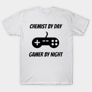 Chemist By Day Gamer By Night T-Shirt